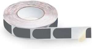 Storm Silver Semi-Textured 1” Bowling Tape - 500 Count Roll
