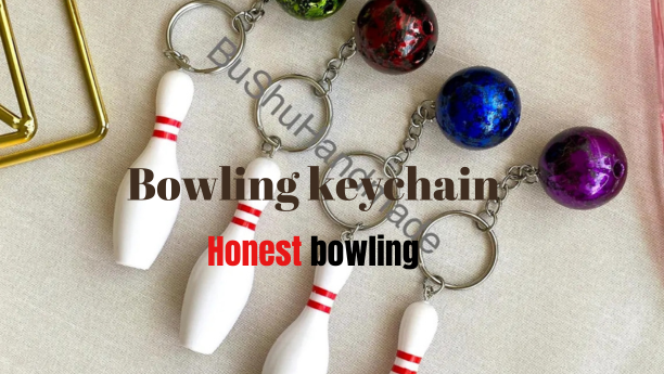 bowling keychain