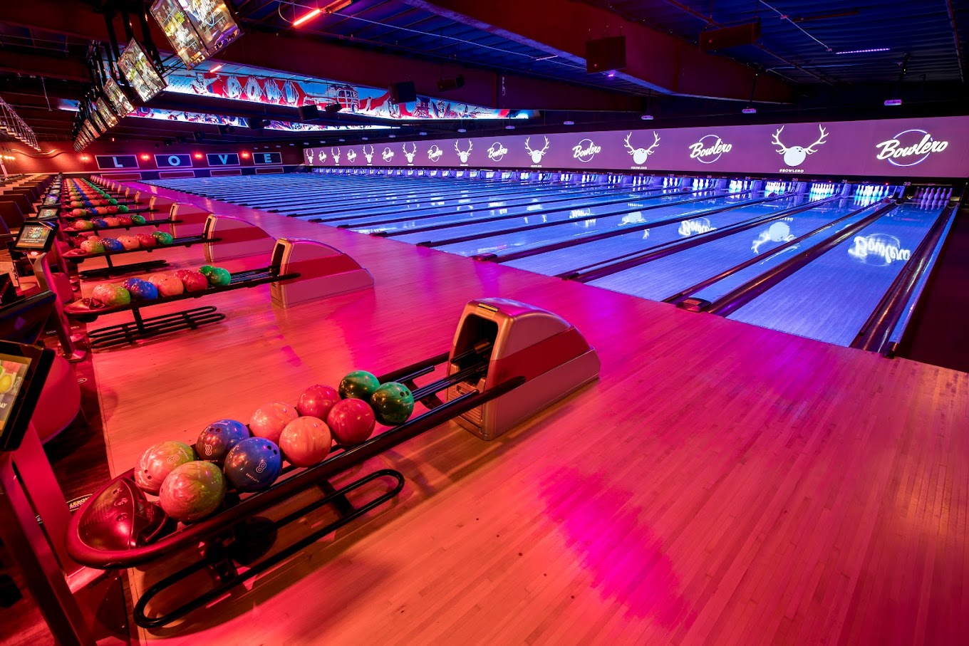 bowling alley