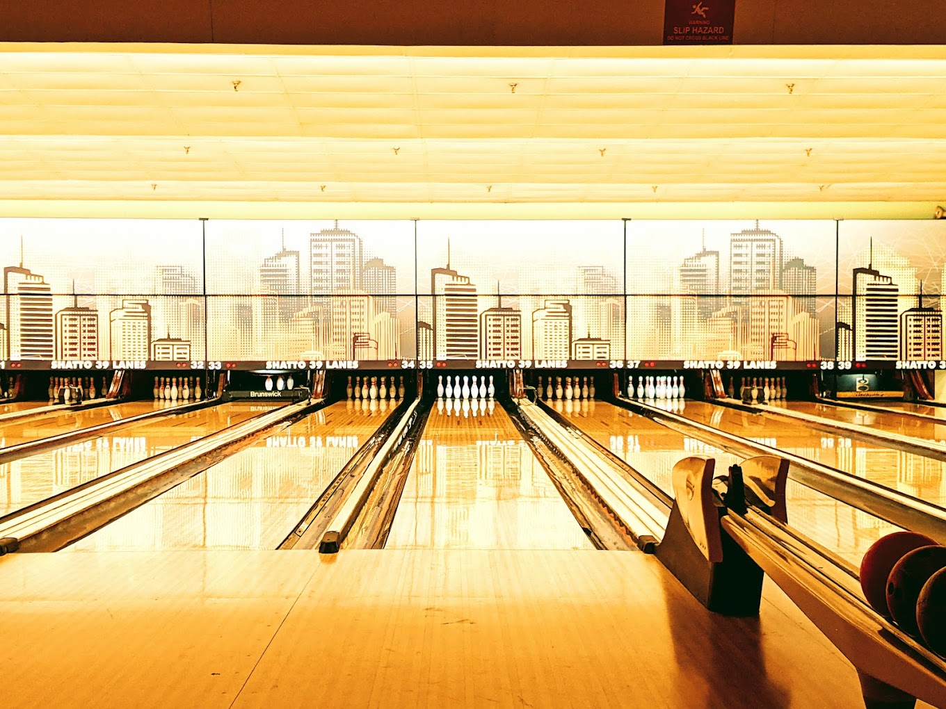 bowling alley